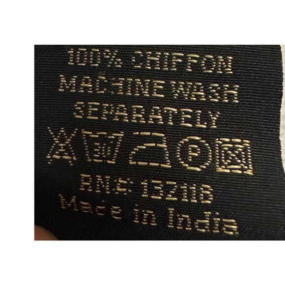 Yuka Beach Chiffon Large Bell Sleeve Coverup Dress Swim Pool Summer Sheer Sequin - Picture 9 of 10